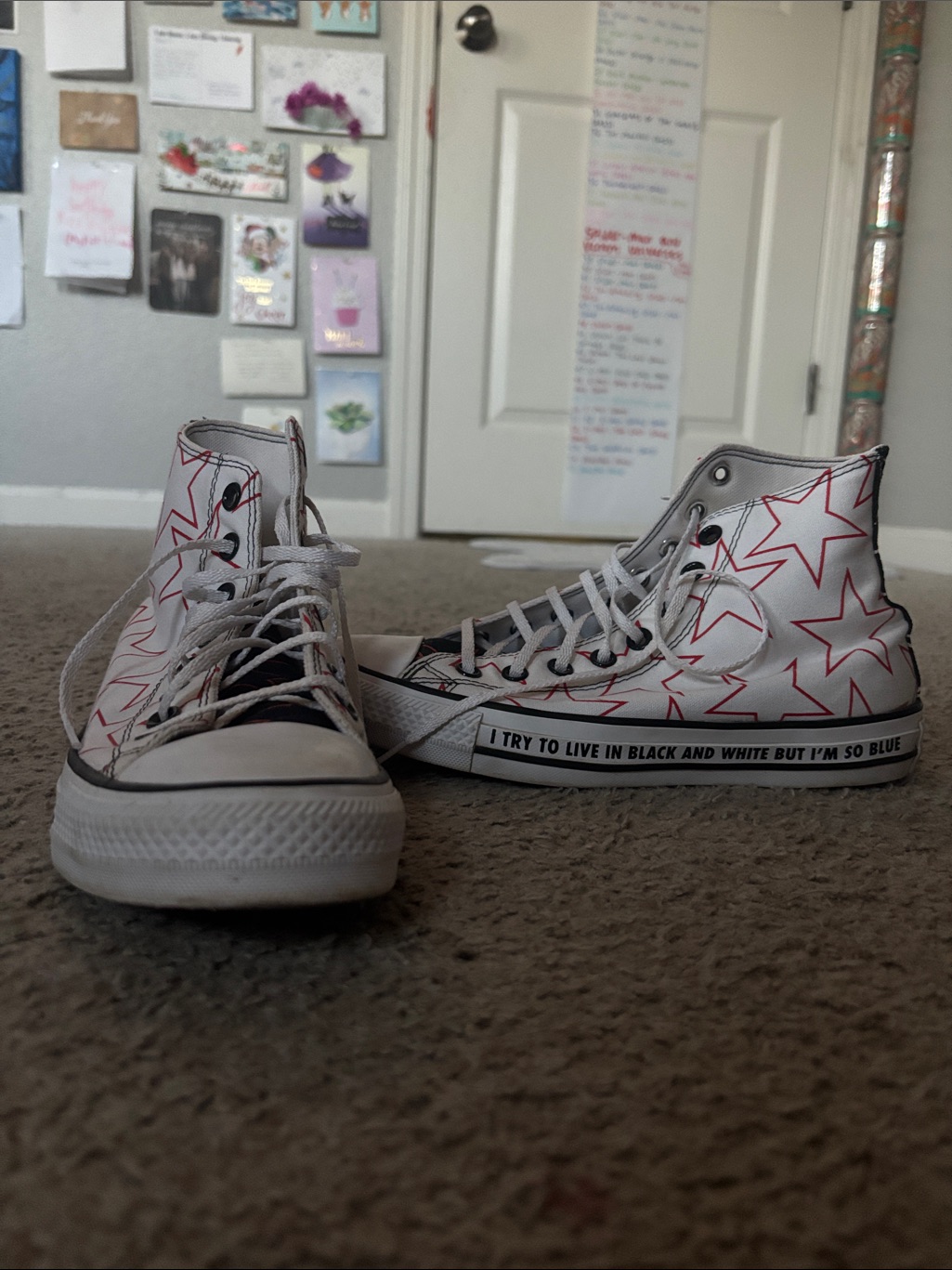 Womens High Top White Billie Eilish Converse